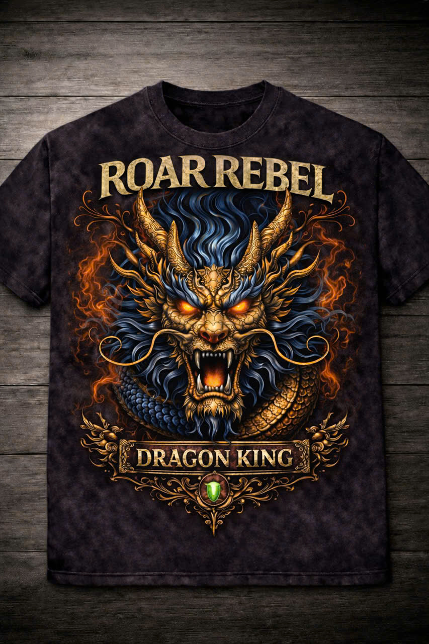 Áo thun Acid-Wash Relic